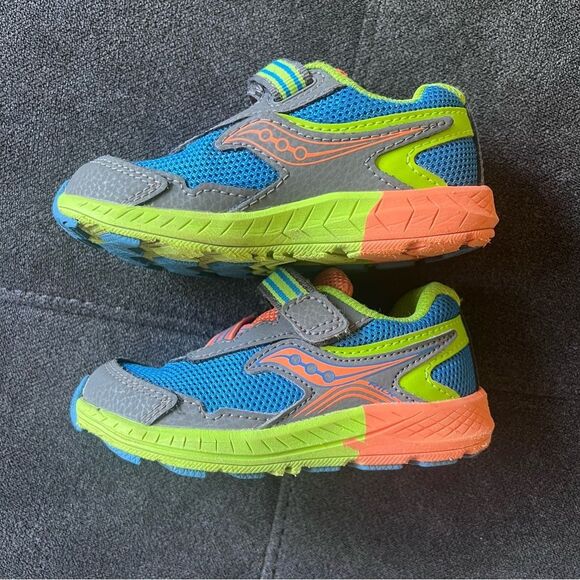 Saucony Ride 10 Toddler Multicolor Sneakers - Picture 2 of 6